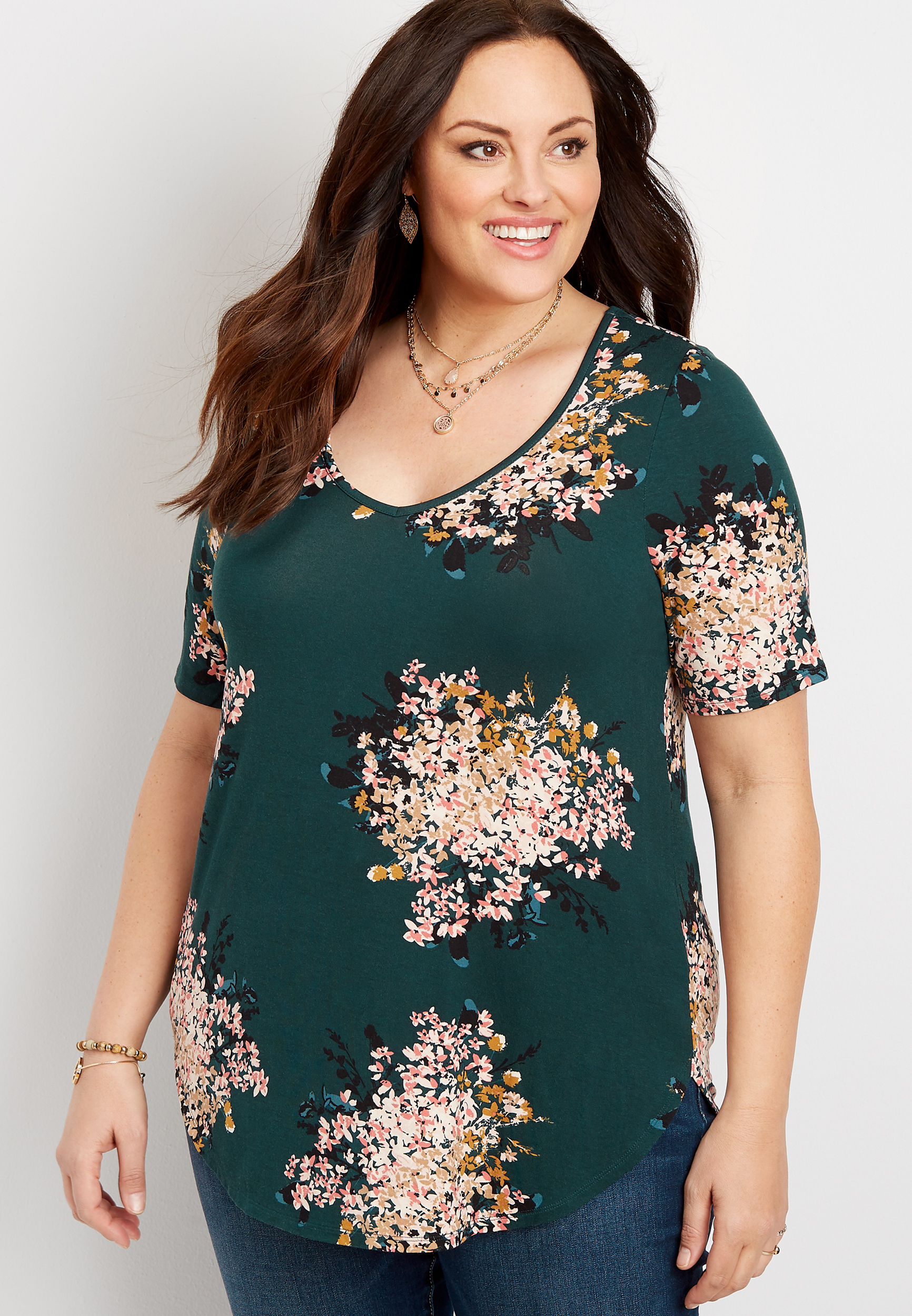 Flawless Floral Tee | maurices